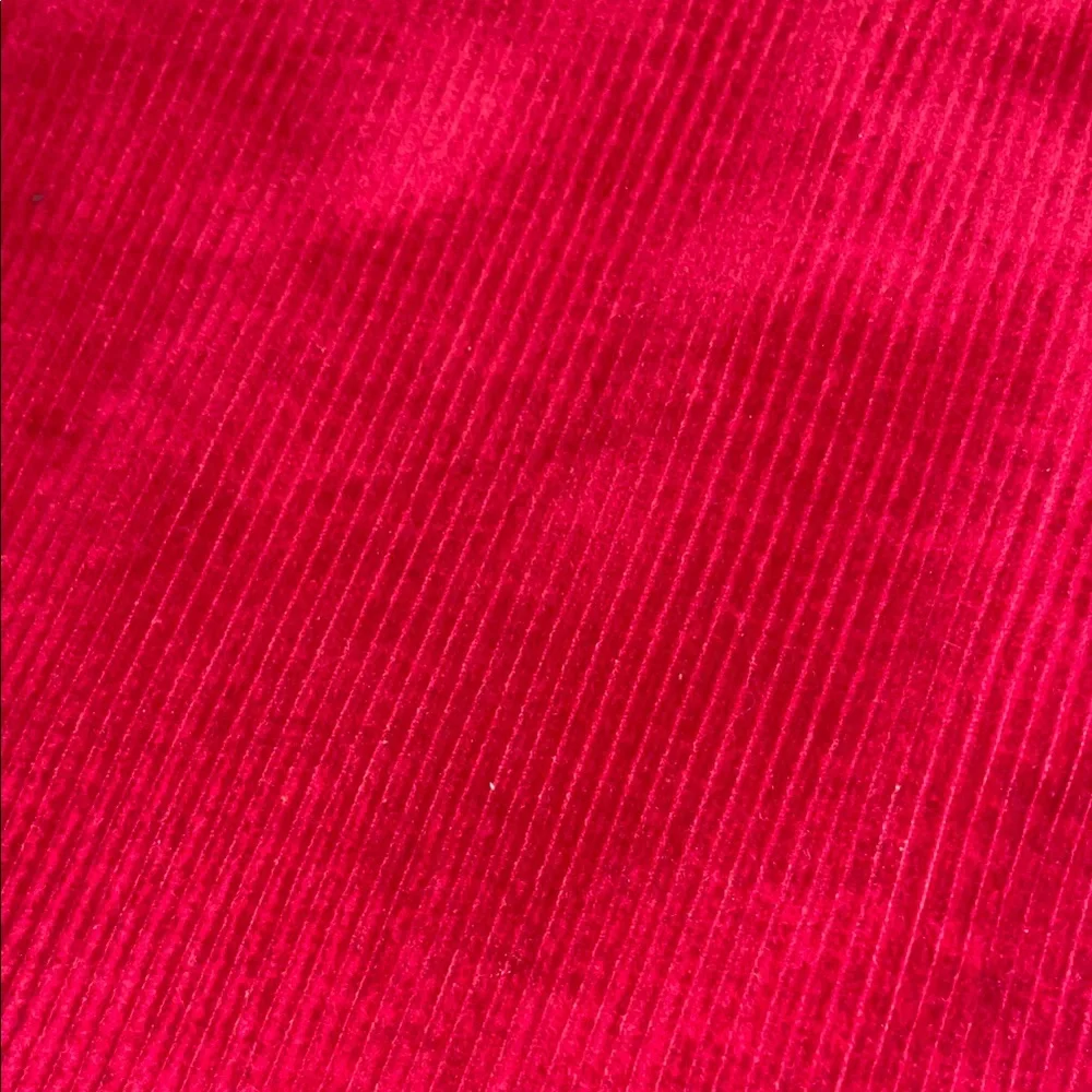 Lanz of Salzberg Juniors Vintage Berry Red Corduroy Jumper Mini Dress-sz 7/8 - Picture 9 of 9